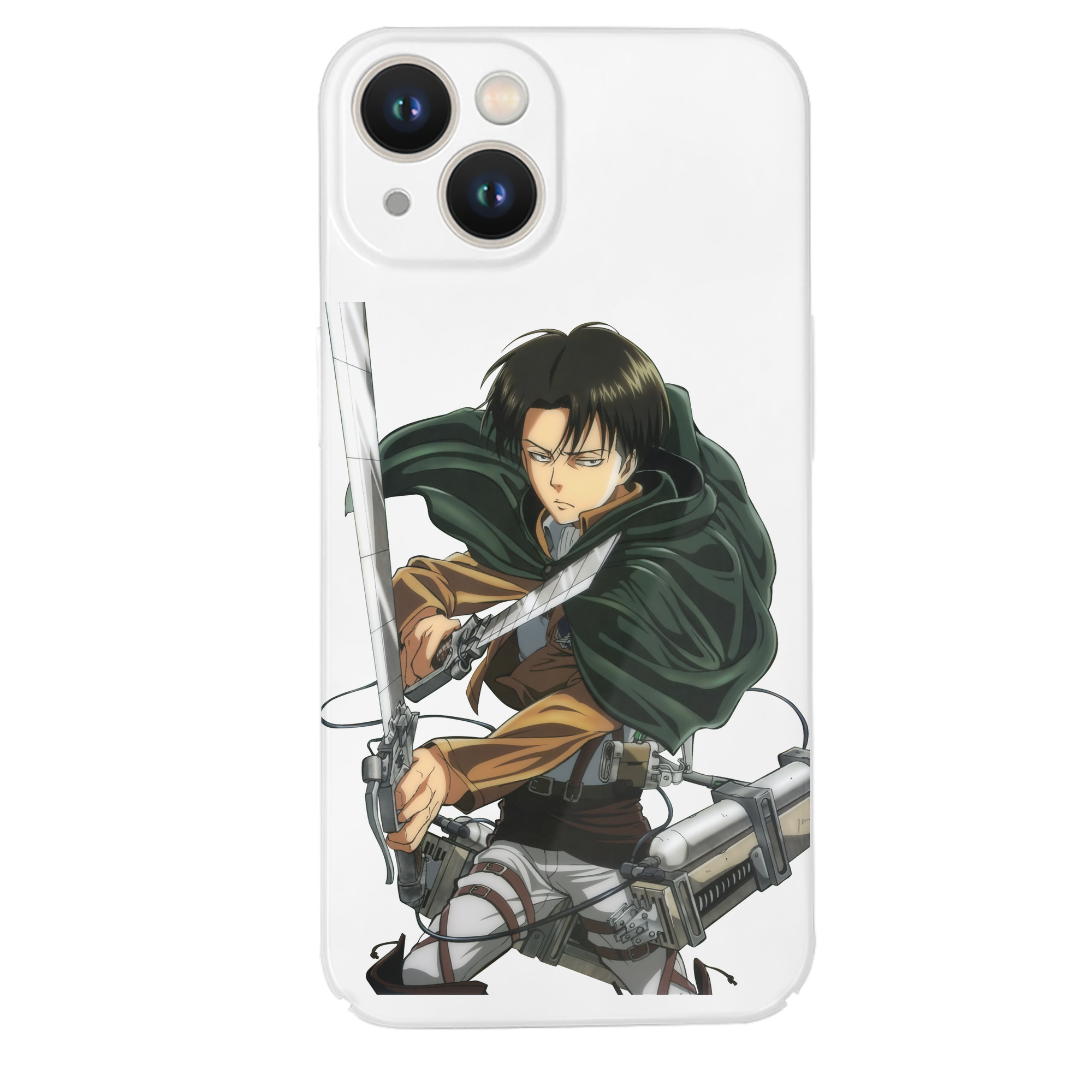 （画像用） 進撃の巨人 リヴァイ·アッカーマン Attack on Titan Levi Ackerman 【iPhone 14シリーズ対応】ハードケース